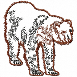 Teddy Embroidery Design 8